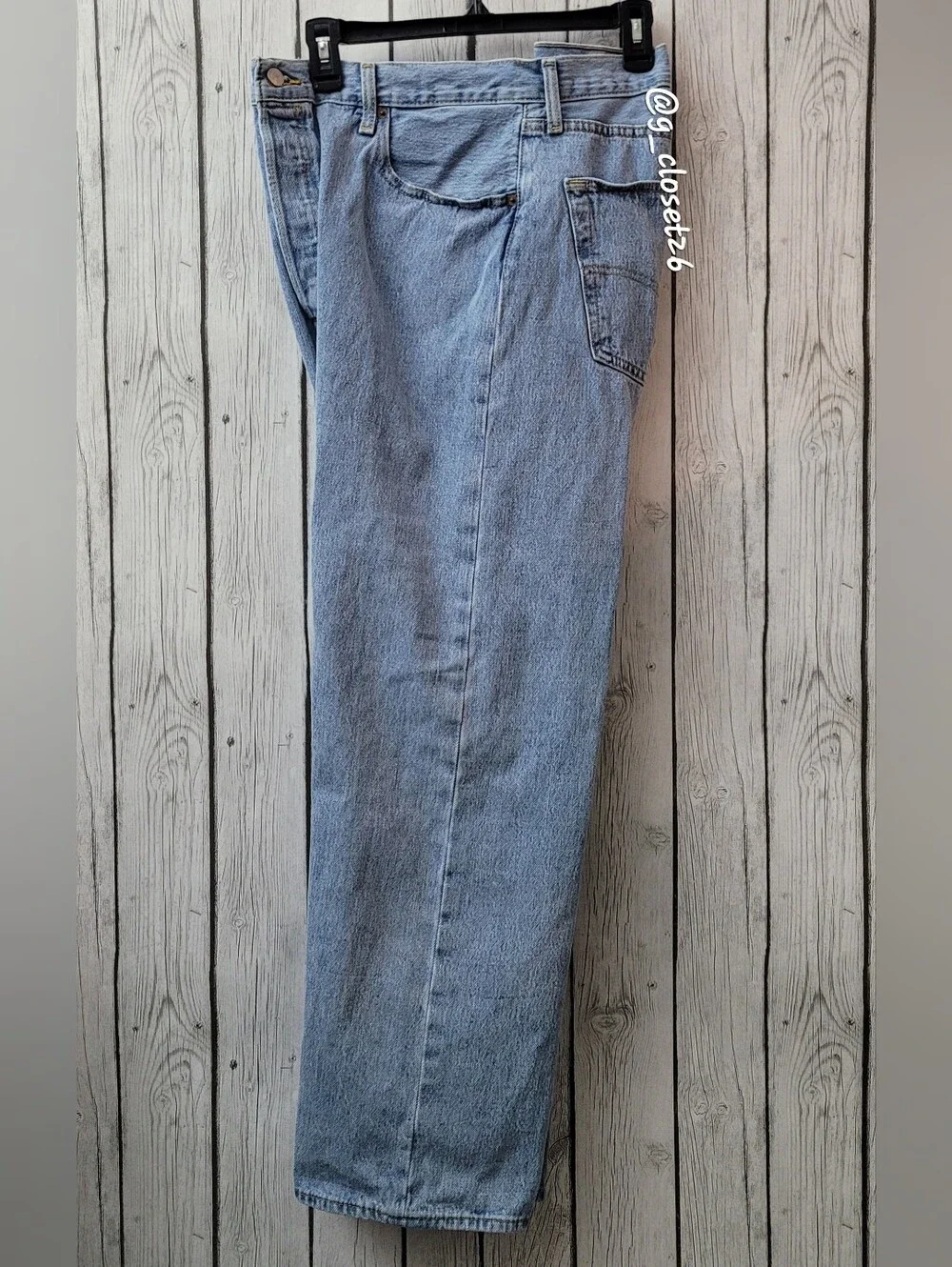 Vintage Button Fly XX Levi's 501® Men's Light Blue Denim Jeans